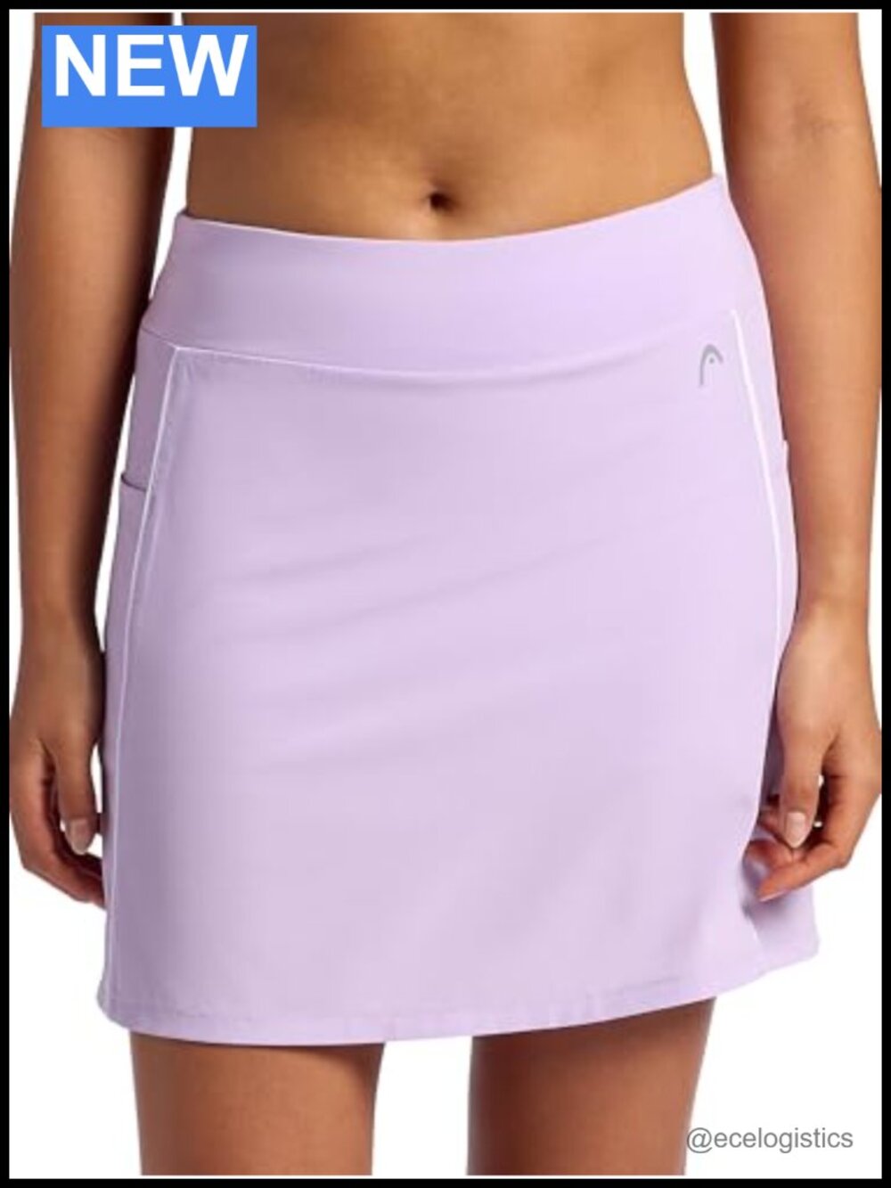 Women's Golf Skort Standard Fit 17" Inseam Mid-Rise Polyester Stretch